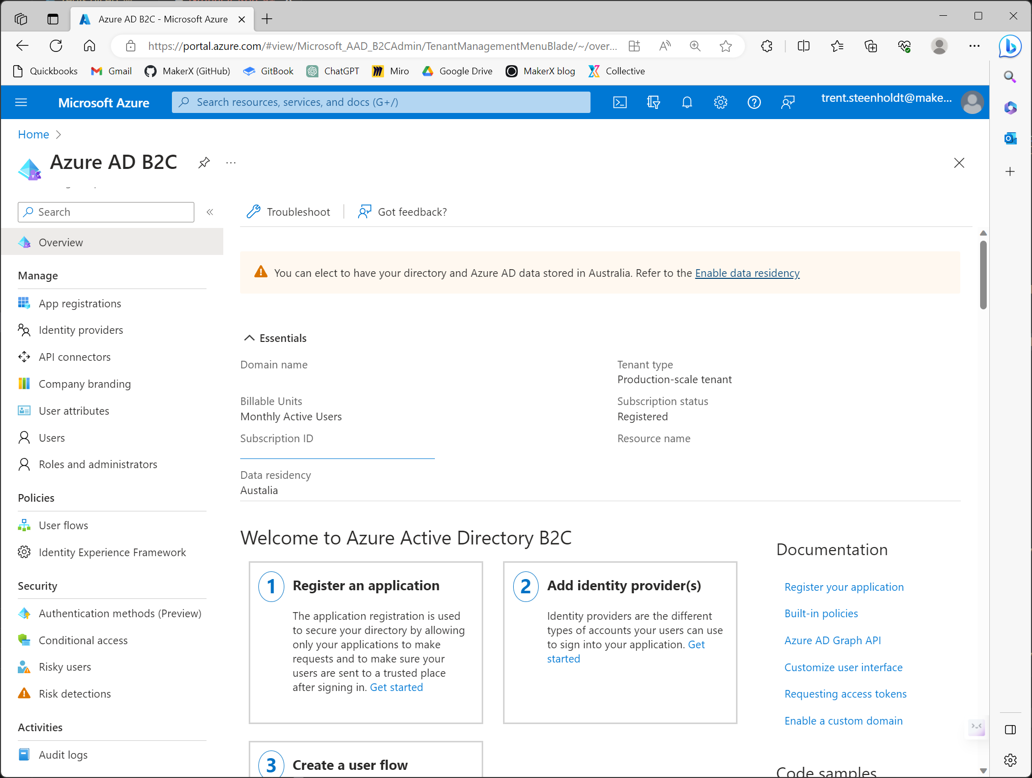 Automating Azure AD B2C tenancy deployments for your app